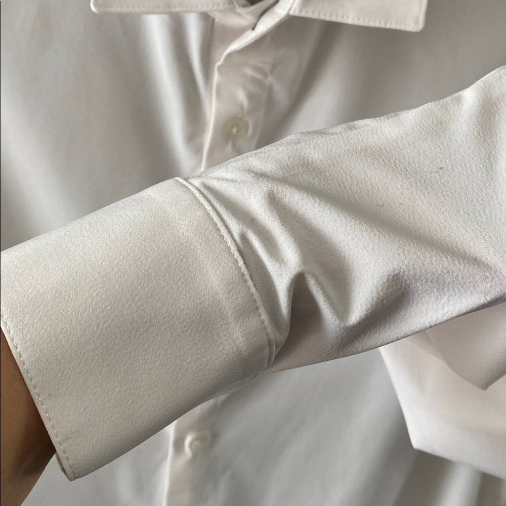 Mizzen+Main Leeward White Dress Shirt Size XXL - Picture 8 of 15